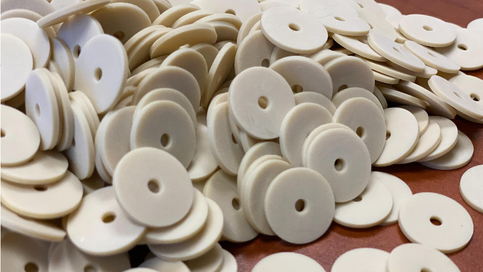 TPE Washers This image is of TPE washers & gaskets
